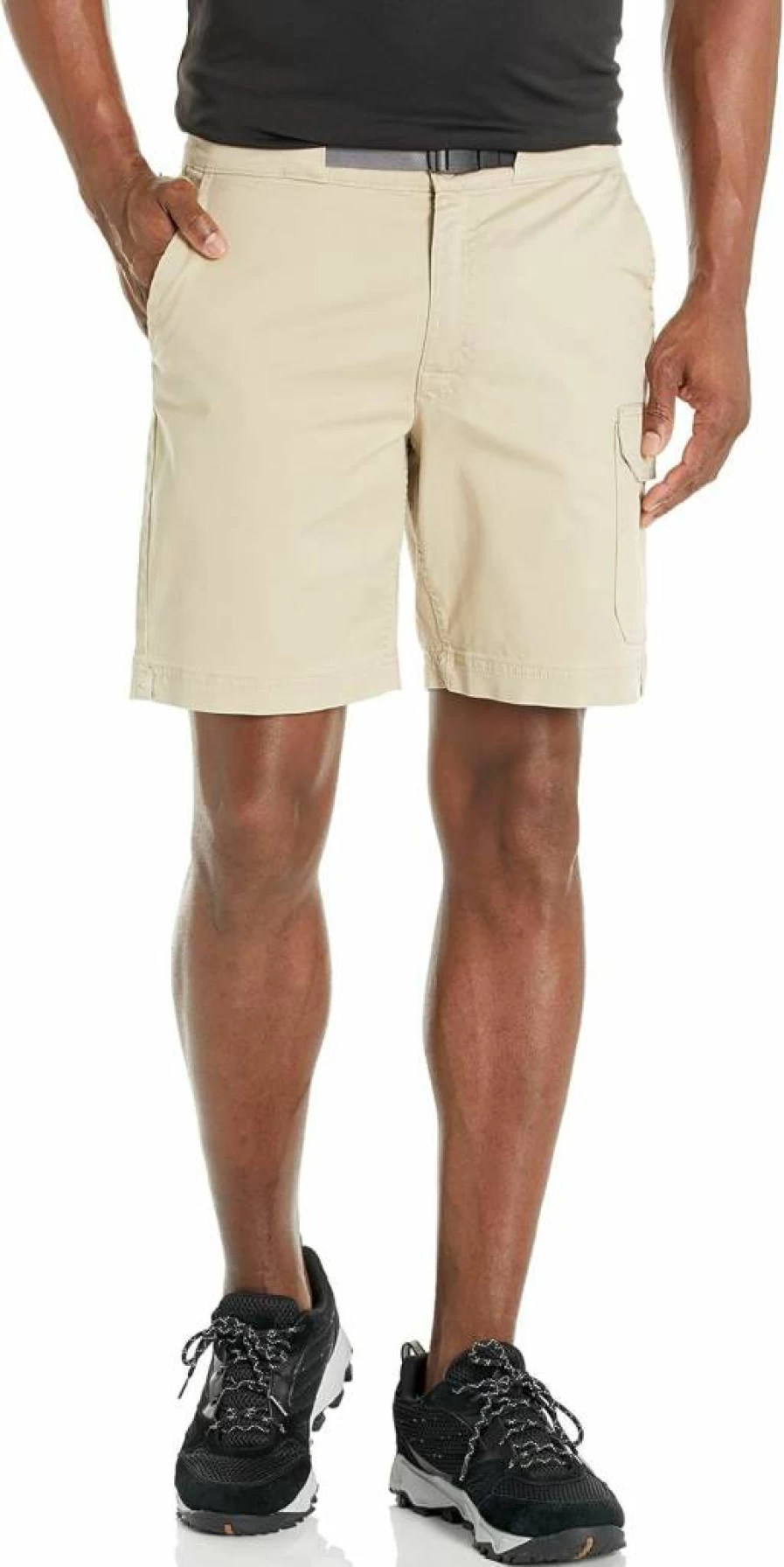 Columbia Men's Pacific Ridge Utility Shorts with Belt - Durable Outdoor Hiking & Casual Shorts