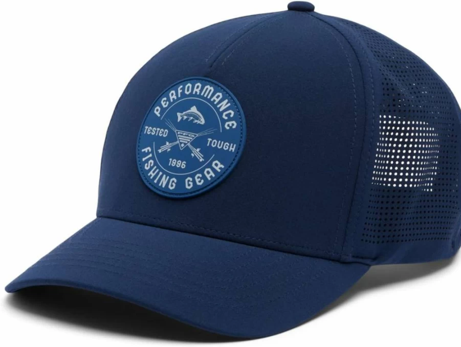 Columbia PFG Elite 3D Stretch Snapback Hat - Quick-Dry Fishing Cap with Sun Protection