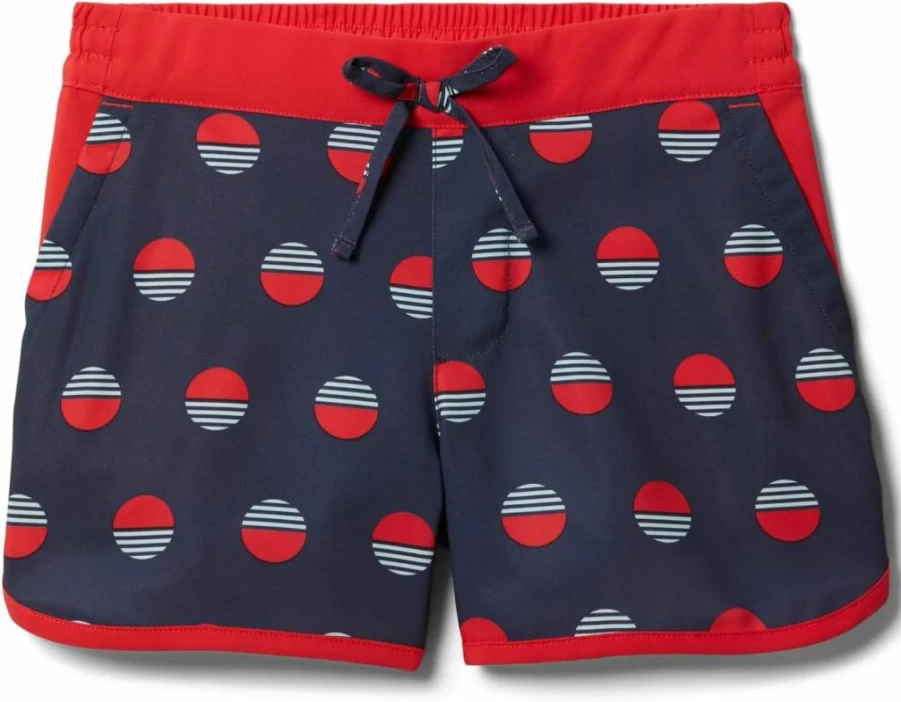 Columbia Girls' Sandy Shores Quick-Dry Swim Shorts – UPF Sun Protection Beach & Pool Board Shorts
