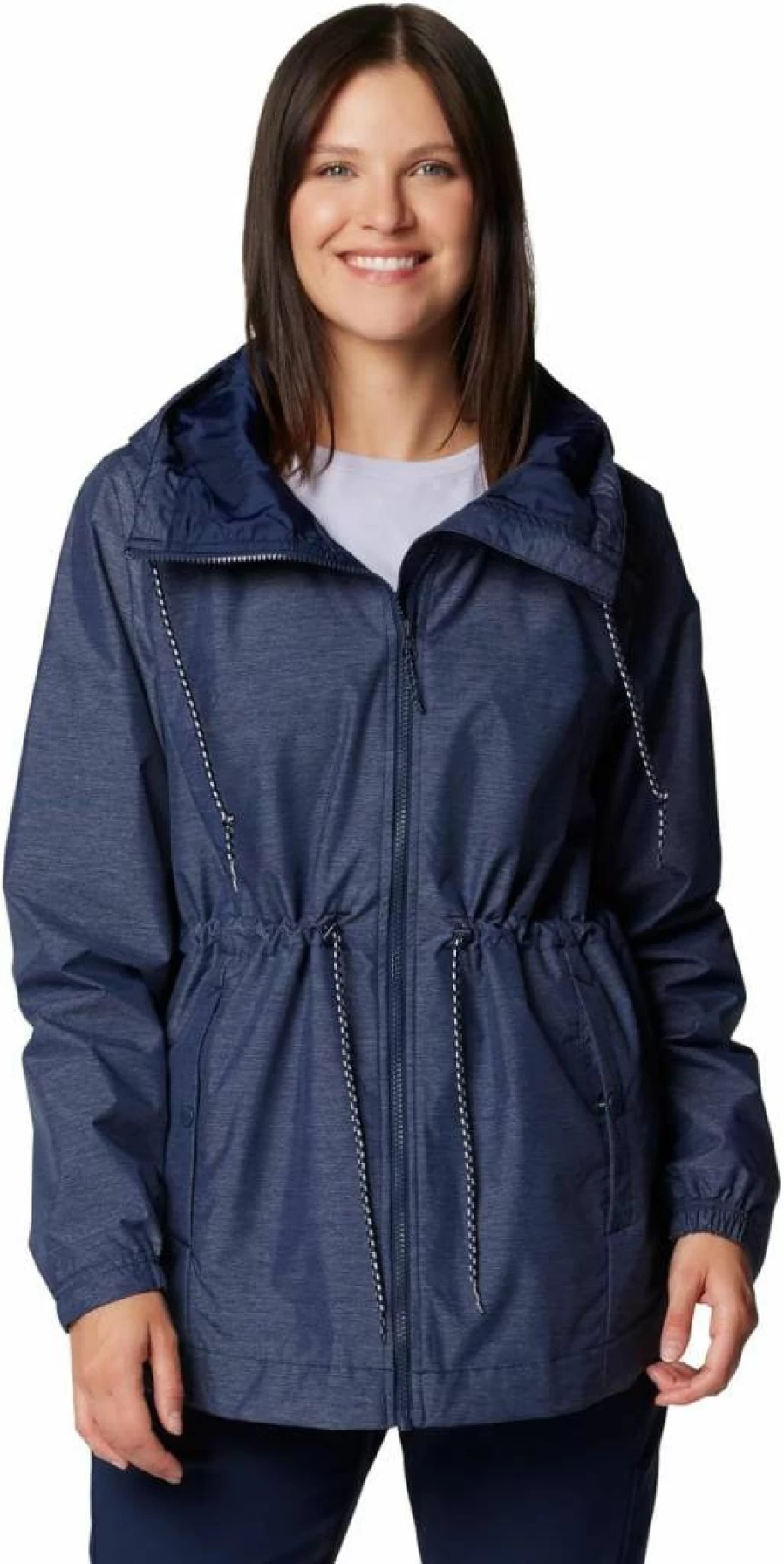 Columbia Women's Lillian Ridge II Waterproof Rain Jacket - Lightweight Hooded Outdoor Shell