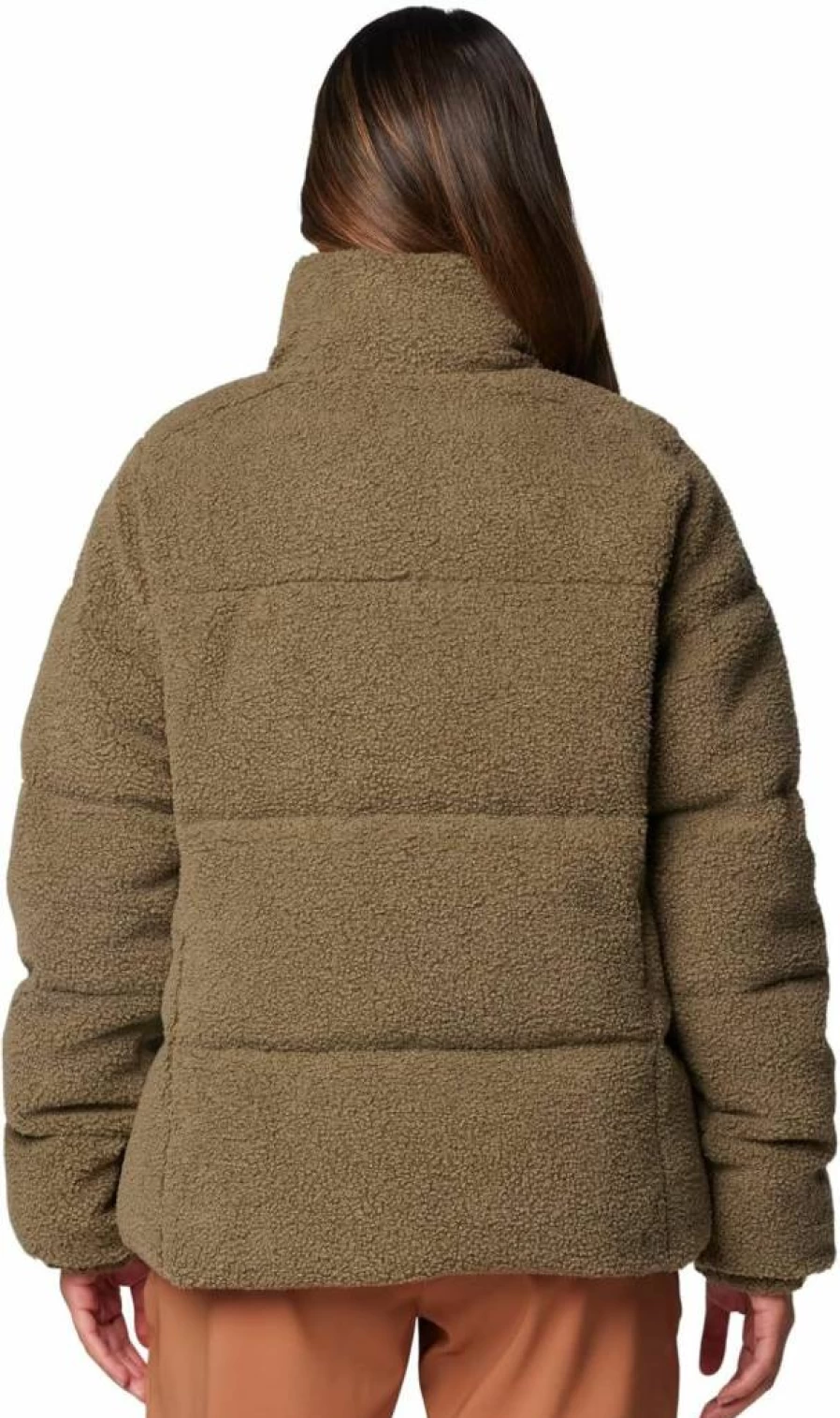 Columbia Women's Puffect Sherpa Jacket - Warm Fleece-Lined Winter Coat for Outdoor Activities