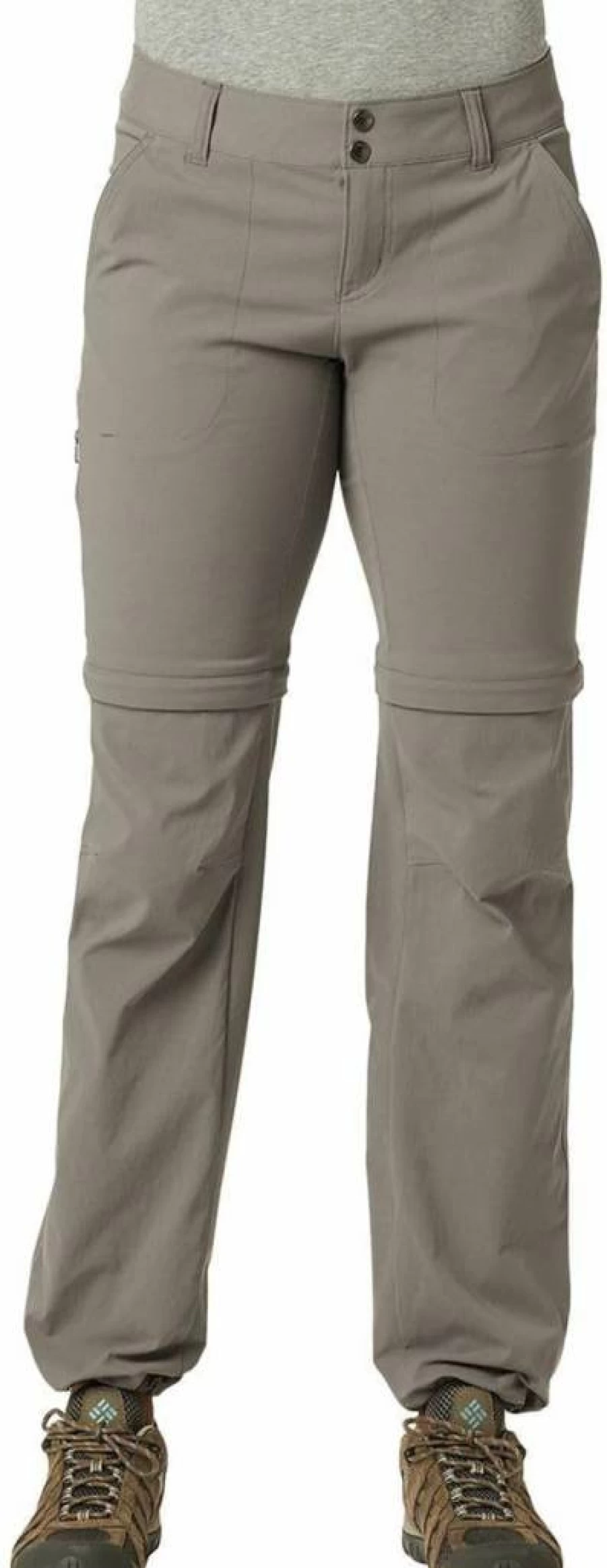 Columbia Women's Saturday Trail II Convertible Pants - Lightweight, Water-Resistant Hiking Pants with Zip-Off Legs