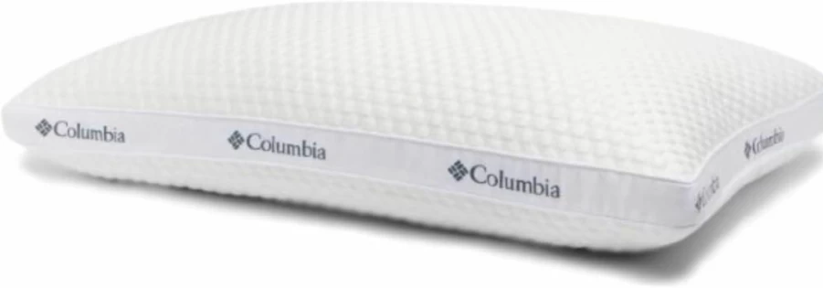 Columbia Cooling Side Sleeper Pillow - Ice Fiber Cover & Polyester Fill for Comfort & Support - King Size Cooling Bed Pillow for Hot Sleepers