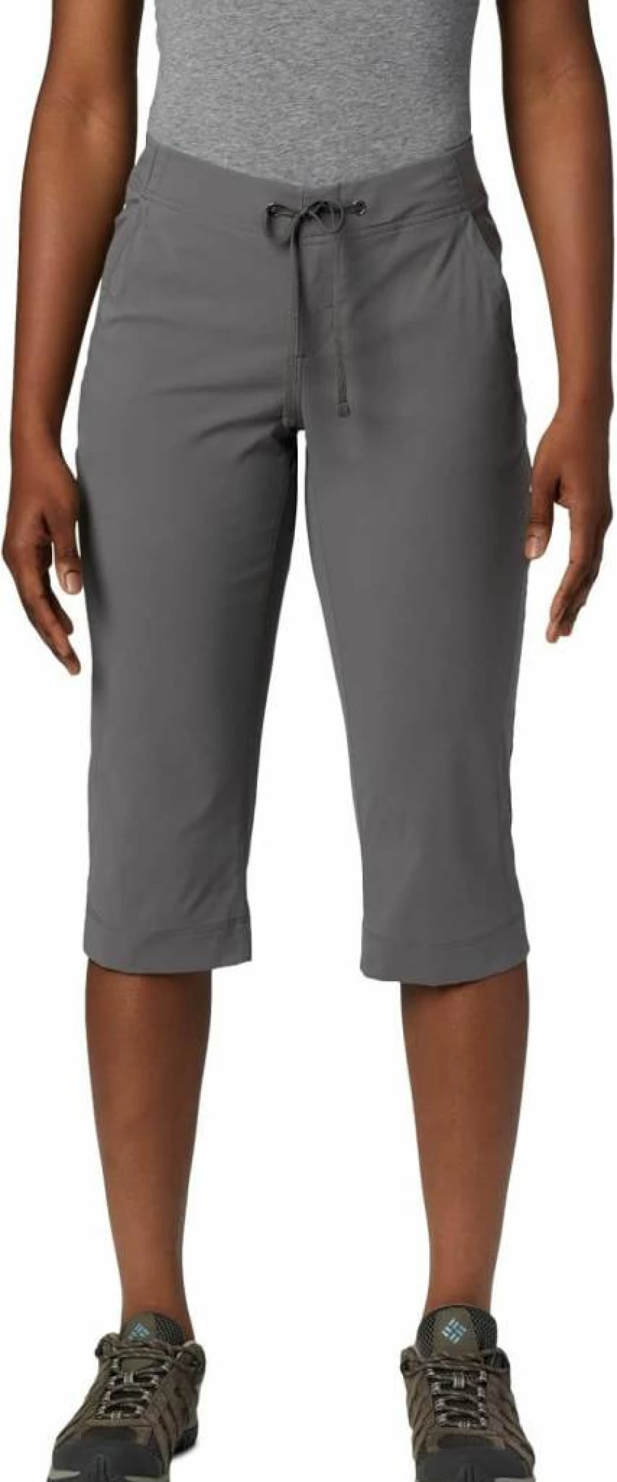 Columbia Women's Water-Repellent Outdoor Capri Pants - Stain-Resistant Hiking & Travel Trousers