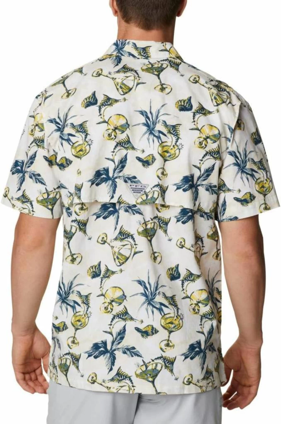 Columbia Men's PFG Bahama II Short Sleeve Fishing Shirt - UPF Sun Protection, Quick-Dry Performance Top
