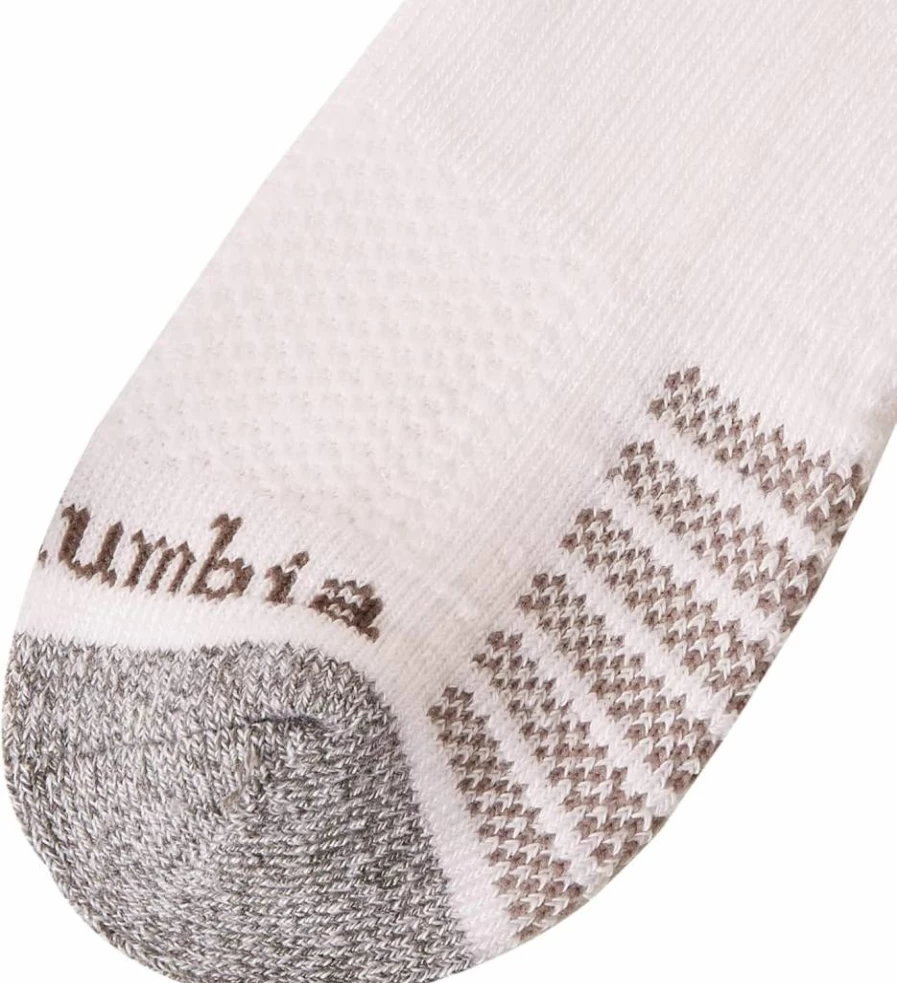 Columbia Men's Breathable Low-Cut Socks with Arch Support - 6-Pair Pack Moisture-Wicking Poly Blend Athletic Socks
