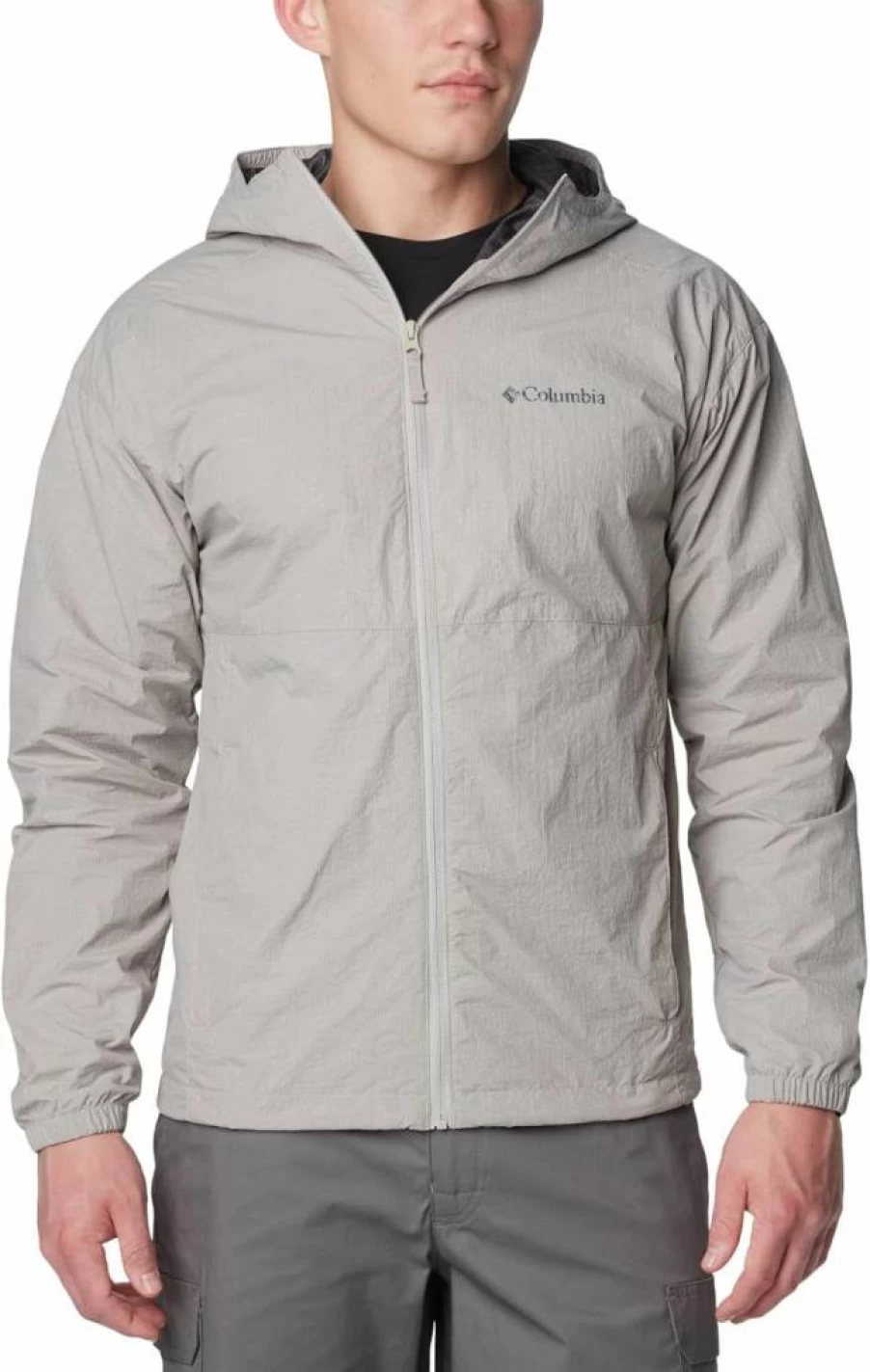 Columbia Men's Yocum Ridge Water-Resistant Lined Windbreaker Jacket for Outdoor Protection