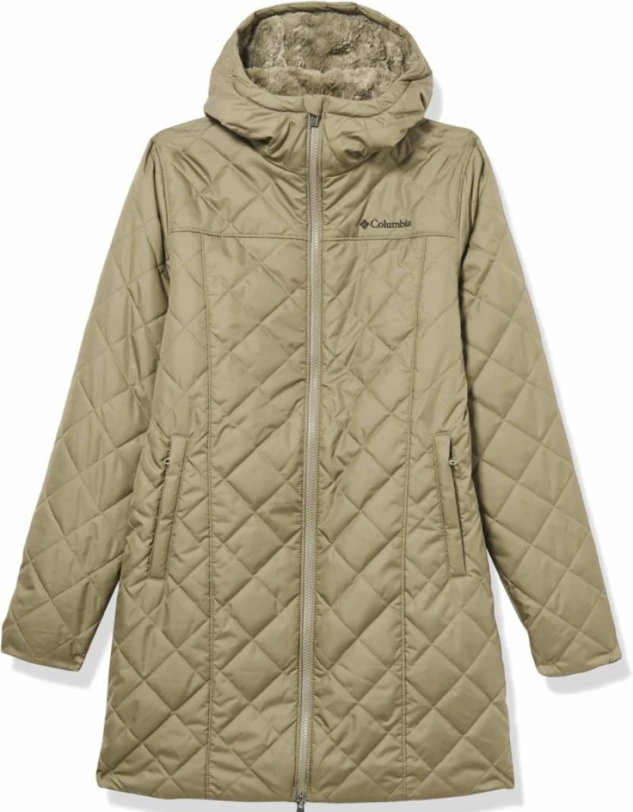 Columbia Women's Copper Crest II Waterproof Long Jacket – Lightweight Winter Coat for Outdoor Activities