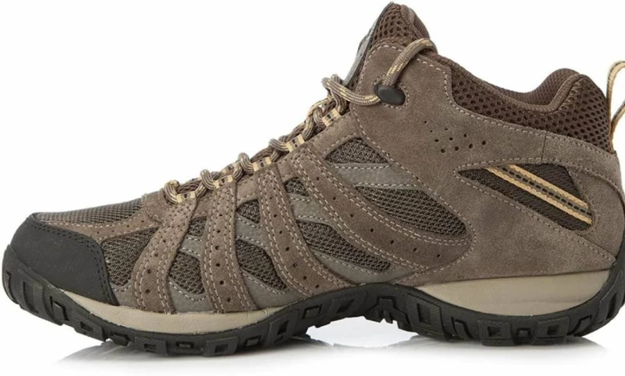 Columbia Men's Redmond Mid Waterproof Hiking Boots - Lightweight Trail Shoes for Outdoor Trekking & Camping