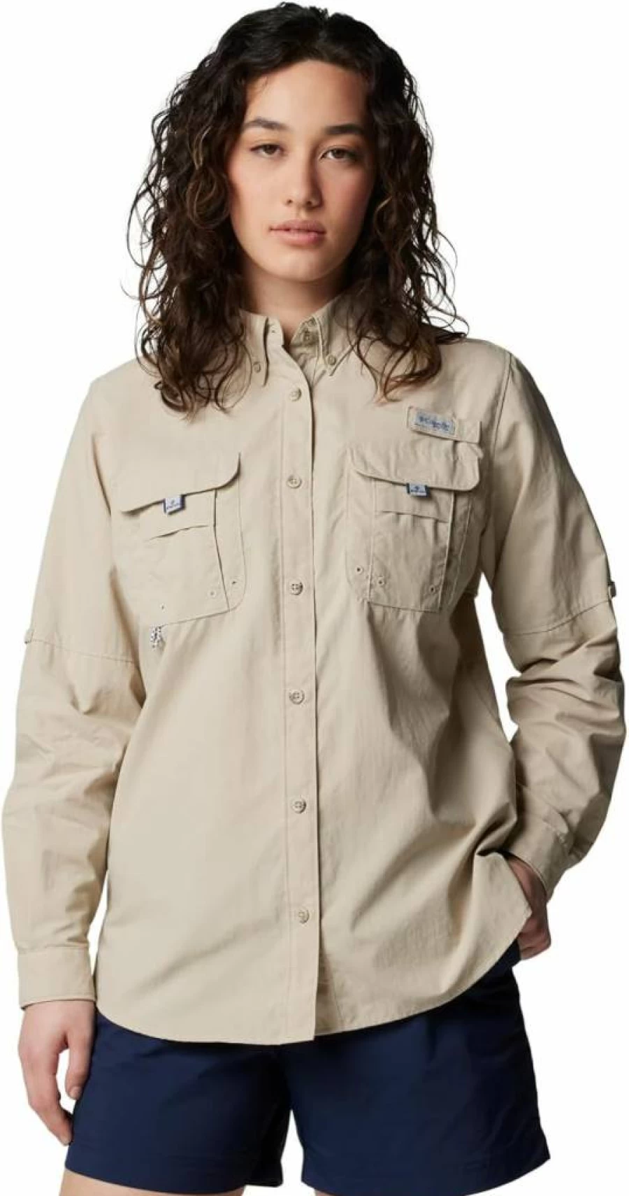 Columbia Women's Bahama Long Sleeve Shirt – Lightweight, UPF Sun Protection, Moisture-Wicking Travel Top