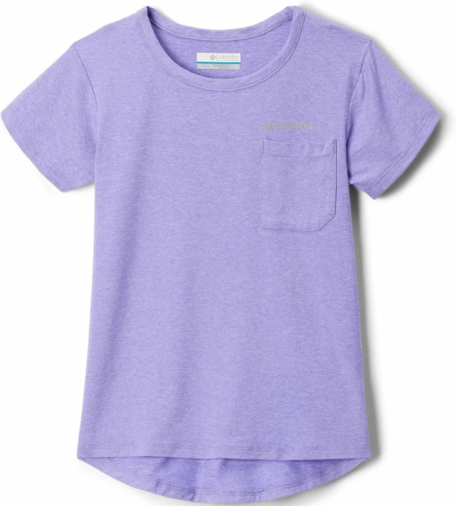 Columbia Girls' Tech Trail Short Sleeve T-Shirt - Quick-Dry Active Tee for Outdoor Adventures