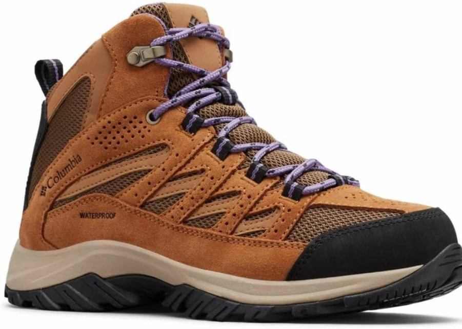 Columbia Women's Crestwood Mid Waterproof Hiking Boots - Lightweight Trail Shoes for Outdoor Adventures