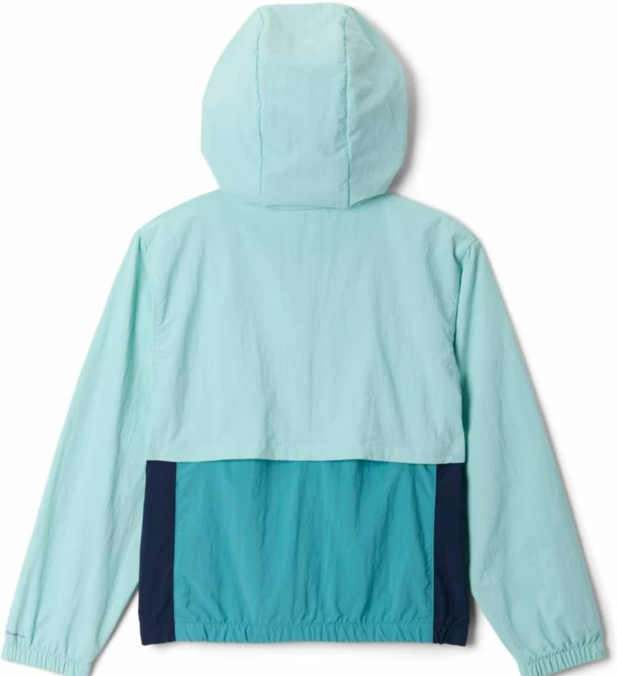 Columbia Girls' Tabor Trail Lightweight Water-Resistant Windbreaker Jacket for Outdoor Activities