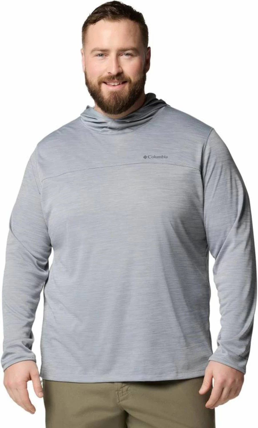 Columbia Men's Sage Peak Fleece Hoodie - Lightweight Hiking Pullover with Zip Pocket