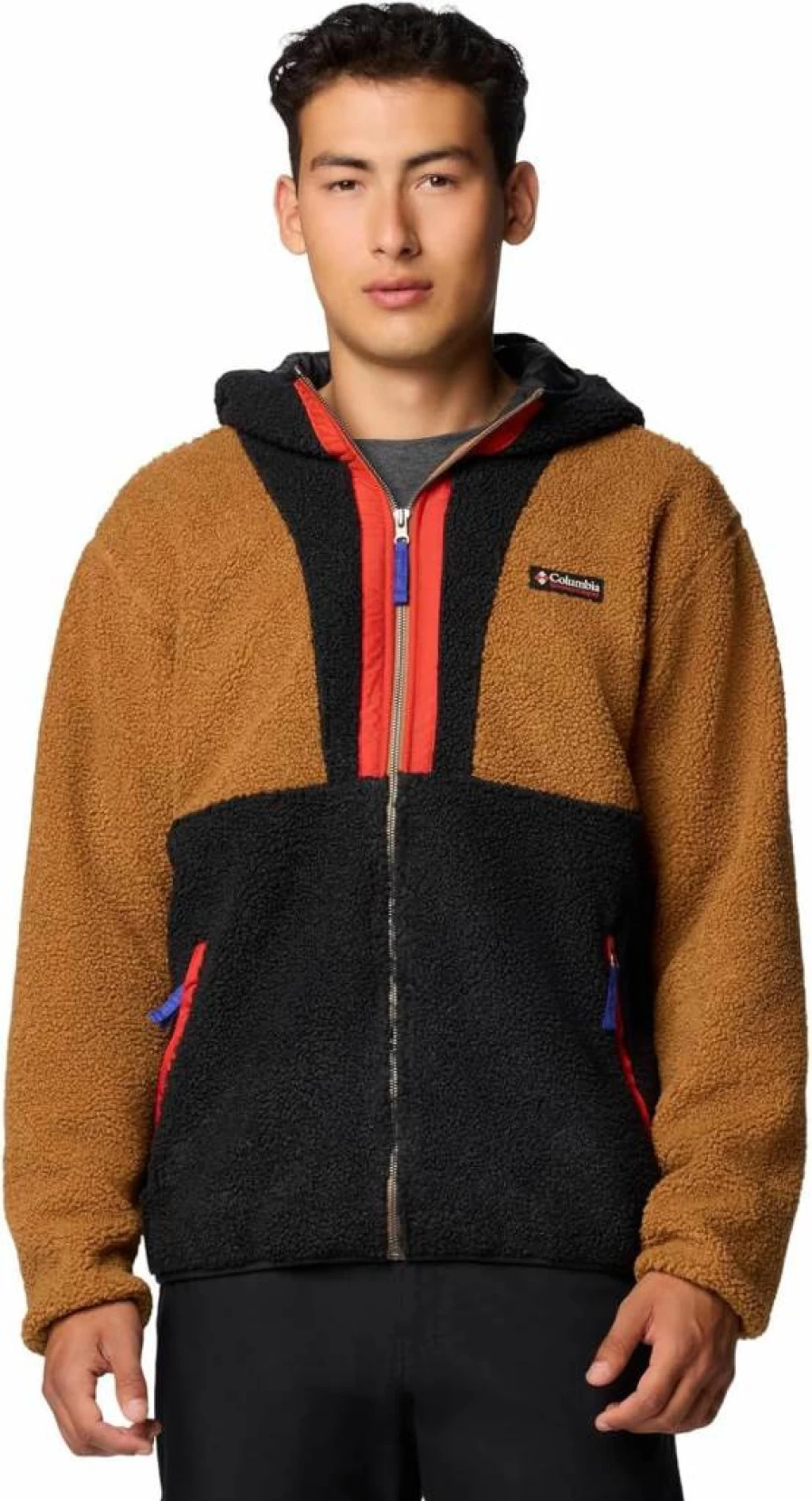 Columbia Men's Backbowl II Remastered Full Zip Hoodie - Lightweight Fleece Jacket for Outdoor Activities