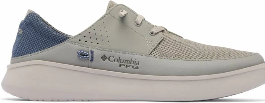 Columbia Men's PFG Breathe Relaxed Boat Shoes - Lightweight Water-Resistant Slip-On Deck Shoes for Fishing & Boating