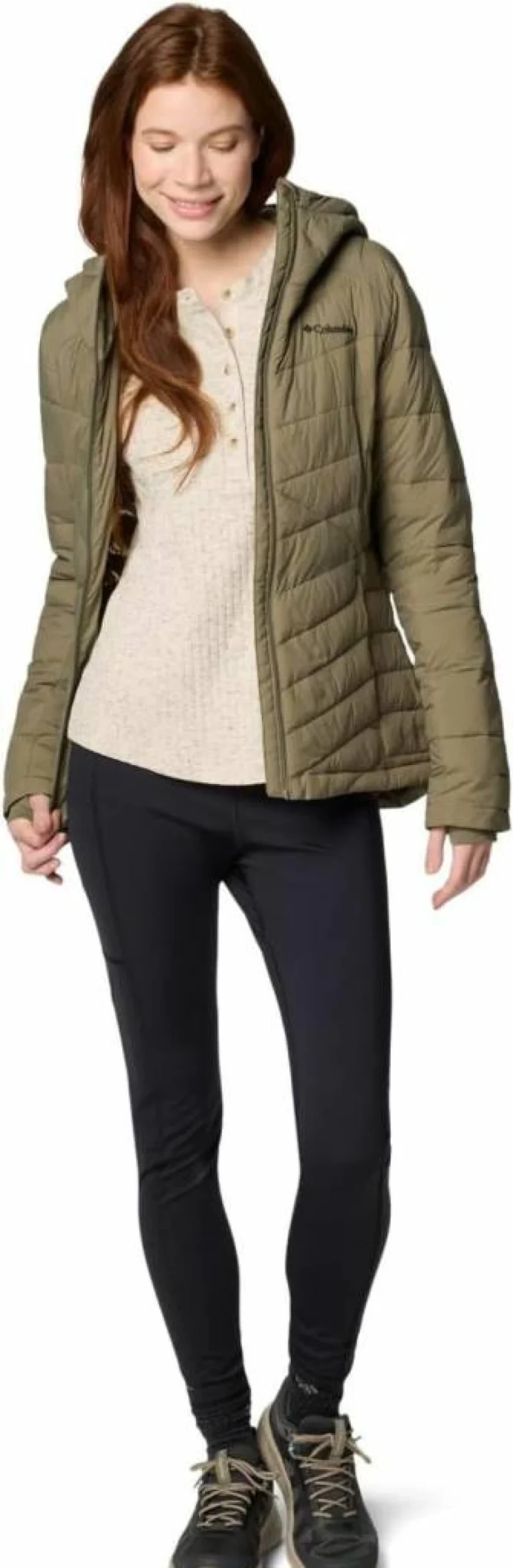 Columbia Women's Joy Peak II Water-Resistant Hooded Jacket – Lightweight Hiking & Outdoor Windbreaker
