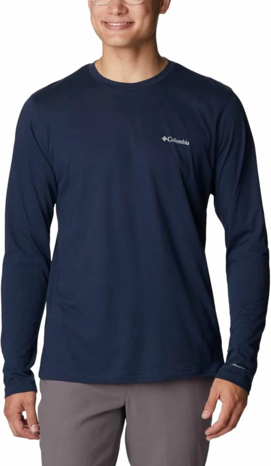 Columbia Men's Thistletown Hills Long Sleeve Crew Shirt - Lightweight Hiking & Outdoor Performance Top