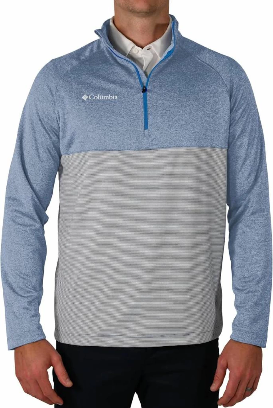 Columbia Men's Omni-Wick Rockin' It Golf Pullover - Moisture-Wicking Performance Jacket