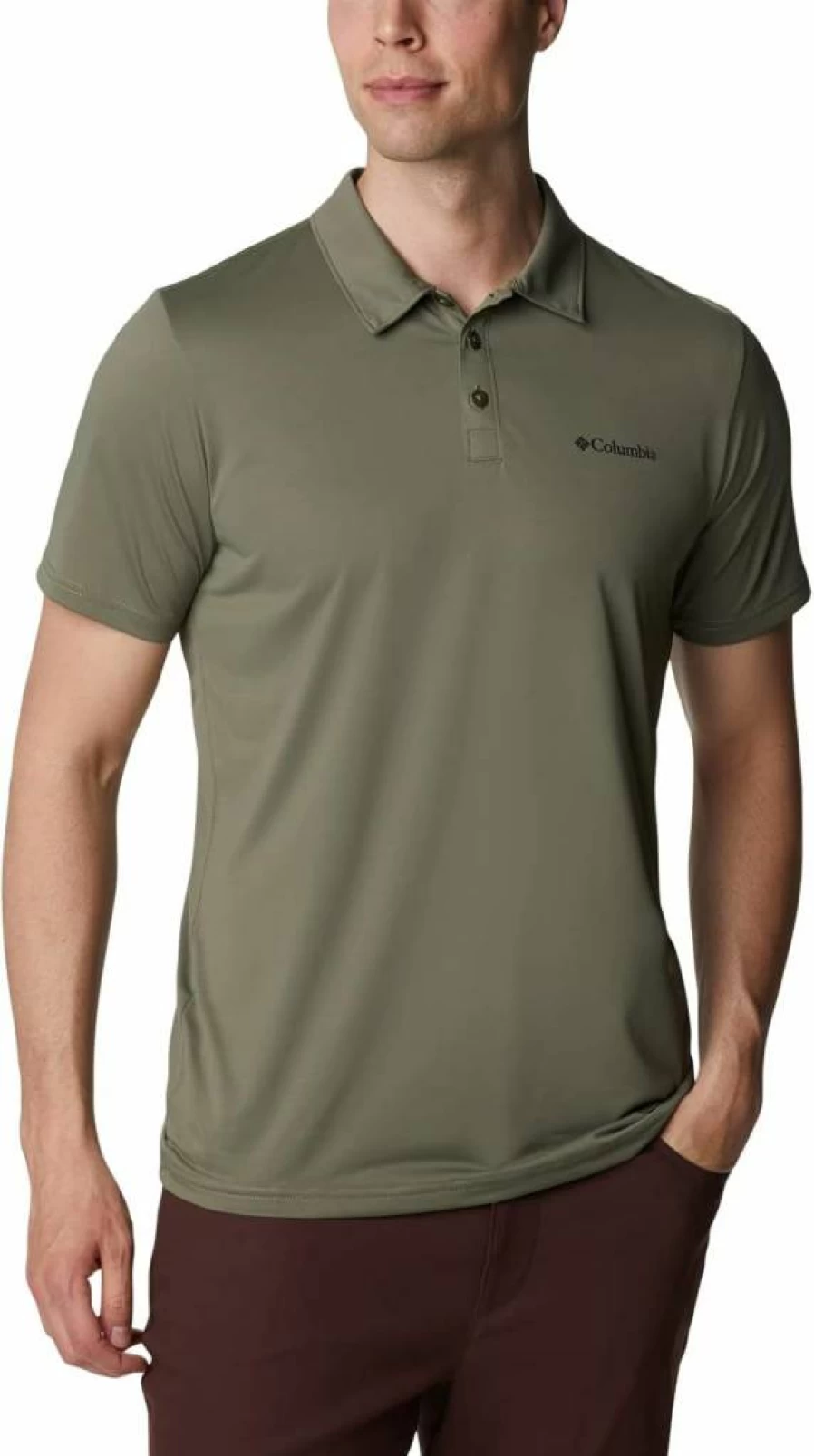 Columbia Men's Performance Hiking Polo Shirt - Moisture-Wicking & UV Protection