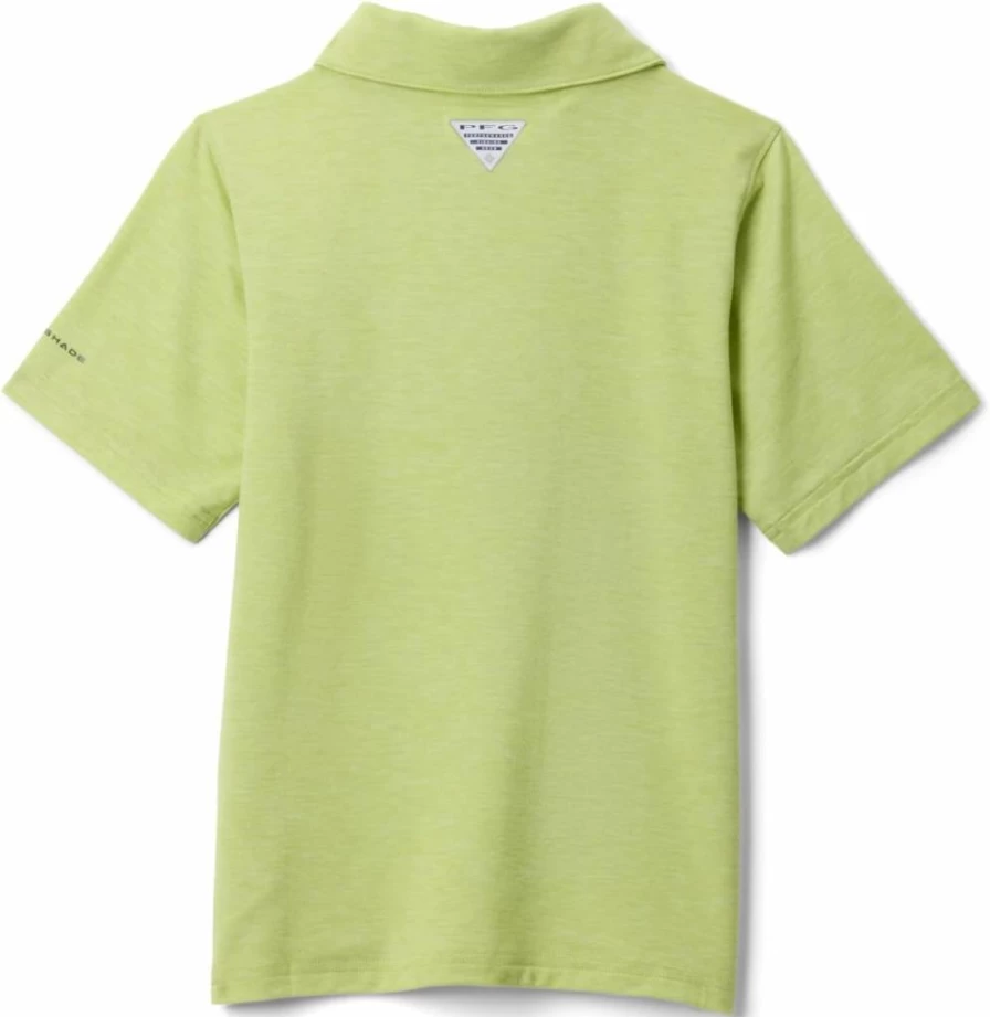 Columbia Boys' PFG Uncharted Fishing Polo Shirt - Quick-Dry, UV Protection, Comfortable Outdoor Wear