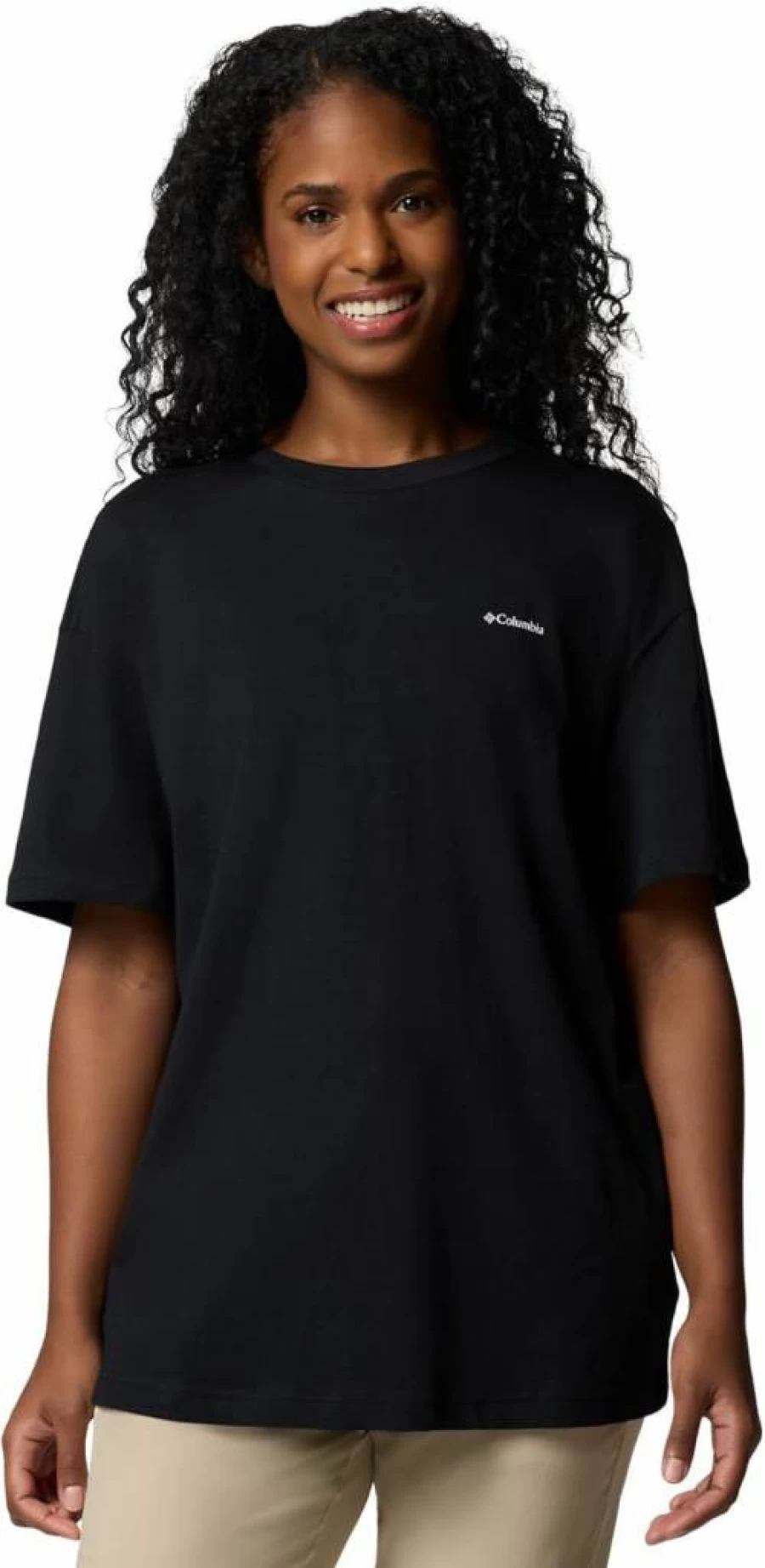 Columbia Women's Rolling Bend Graphic Oversized T-Shirt - Casual Comfort Fit Tee