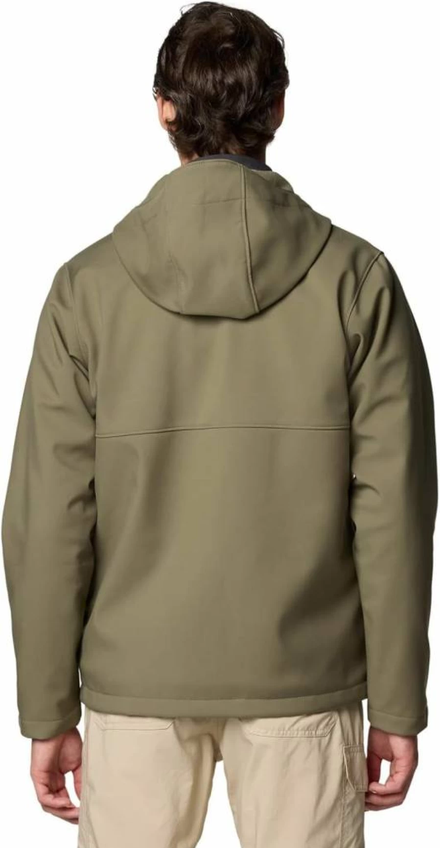 Columbia Men's Ascender II Softshell Jacket with Hood - Lightweight Water-Resistant Outdoor Windbreaker for Hiking & Camping