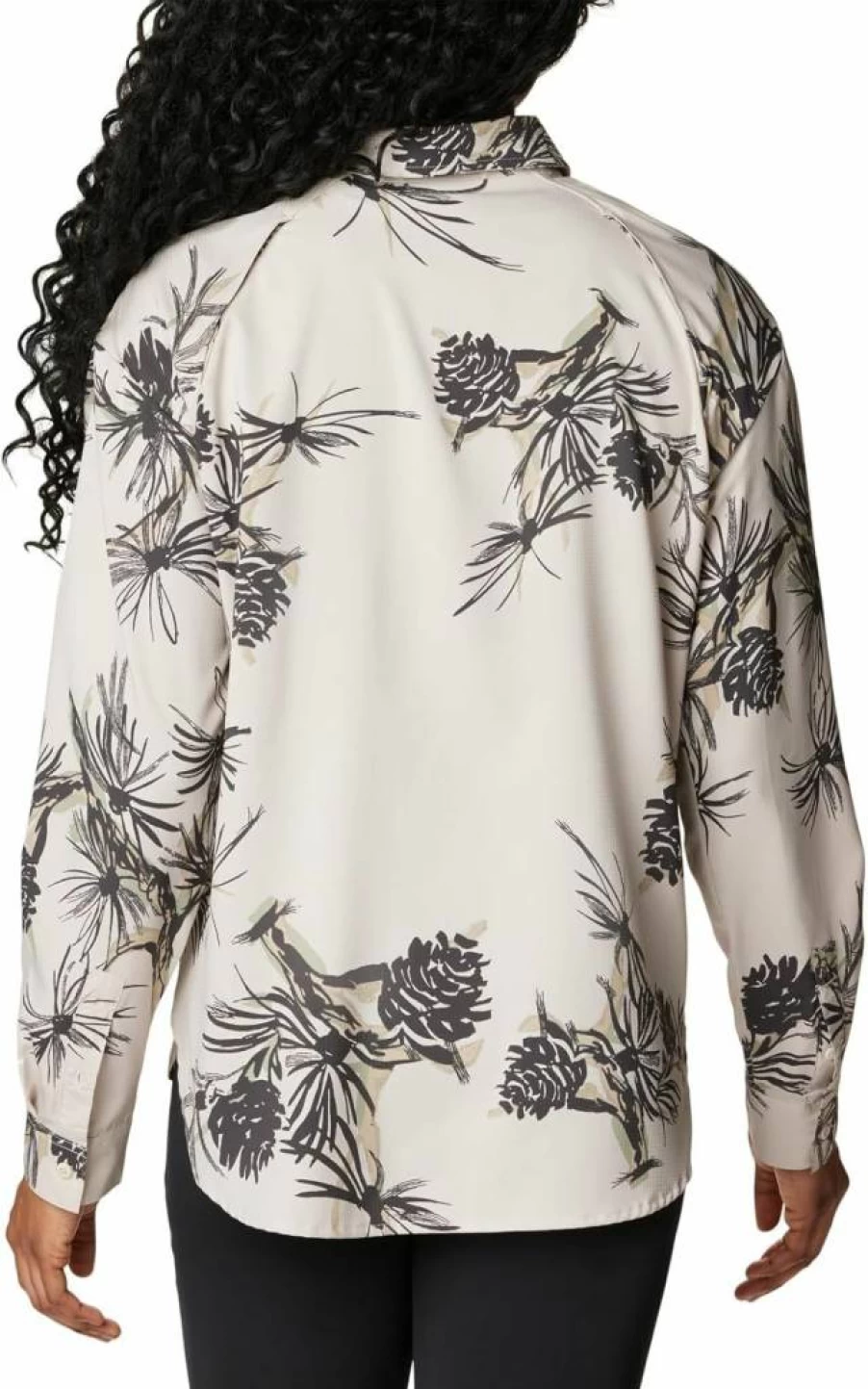 Columbia Women's Silver Ridge Utility Long Sleeve Shirt - UPF Sun Protection, Lightweight Hiking Top with Patterned Design