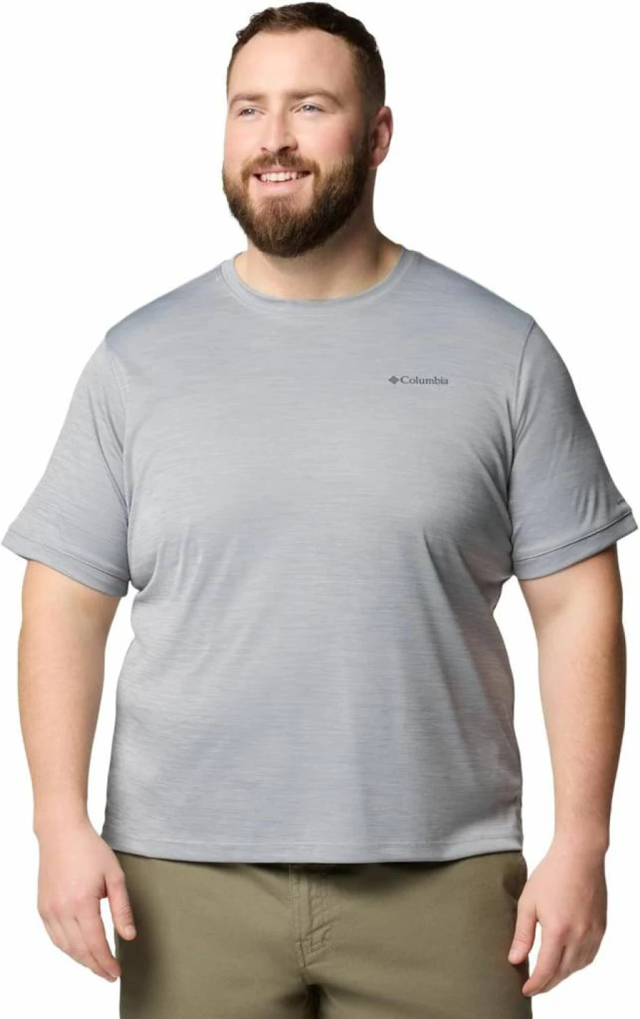 Columbia Men's Sage Peak Short Sleeve Crew Neck Knit T-Shirt - Lightweight Hiking & Outdoor Activewear Top