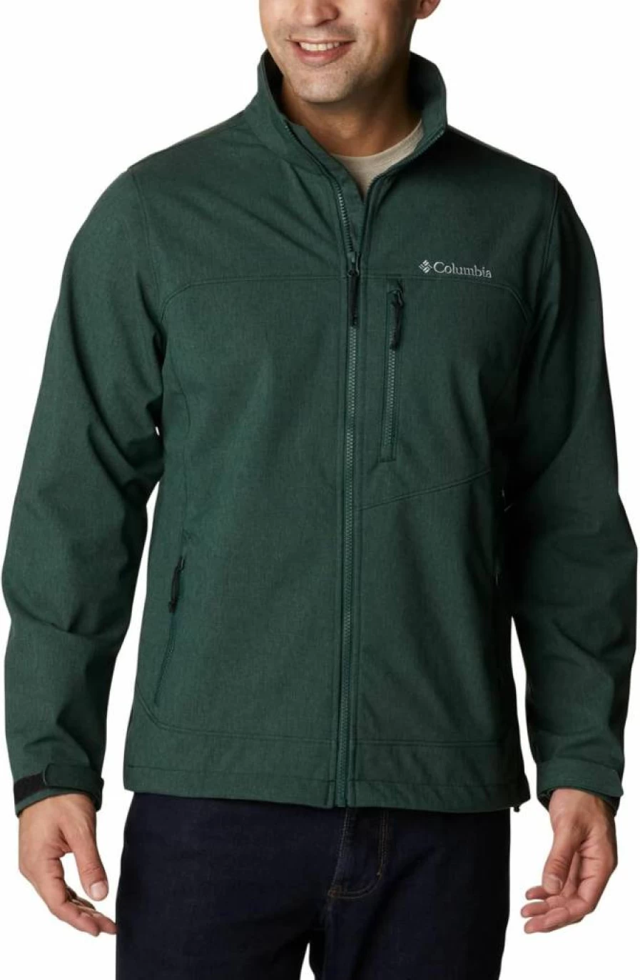 Columbia Men's Cruiser Valley Softshell Jacket - Lightweight Water-Resistant Outdoor Windbreaker for Hiking & Casual Wear