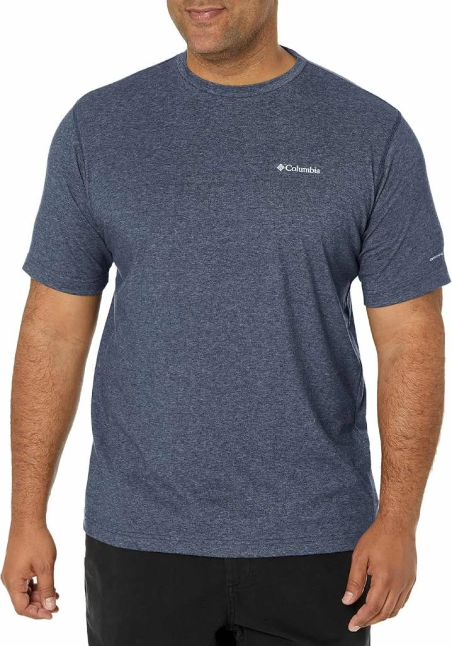 Columbia Men's Thistletown Park Crew - Lightweight Hiking Shirt with UPF Sun Protection